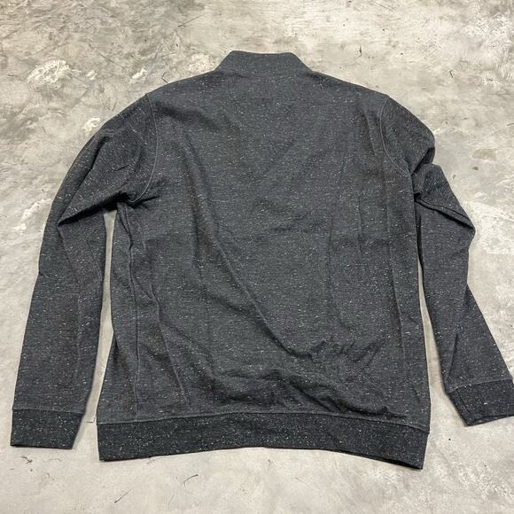 Johnnie-O Sully Sweater Mens Medium Pewter Gray 1/4 Zip Golf Performance Casual - Picture 6 of 7